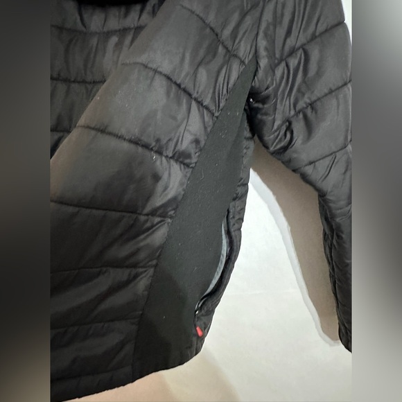 The North Face Men’s Black Aconcagua Hybrid Puffer Jacket Hooded Size Large - Picture 8 of 16